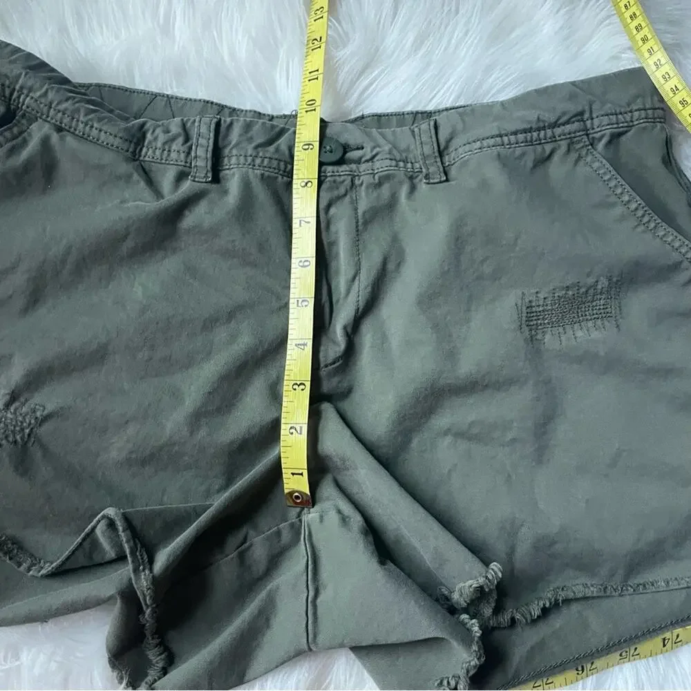 Cut Off Khaki Shorts